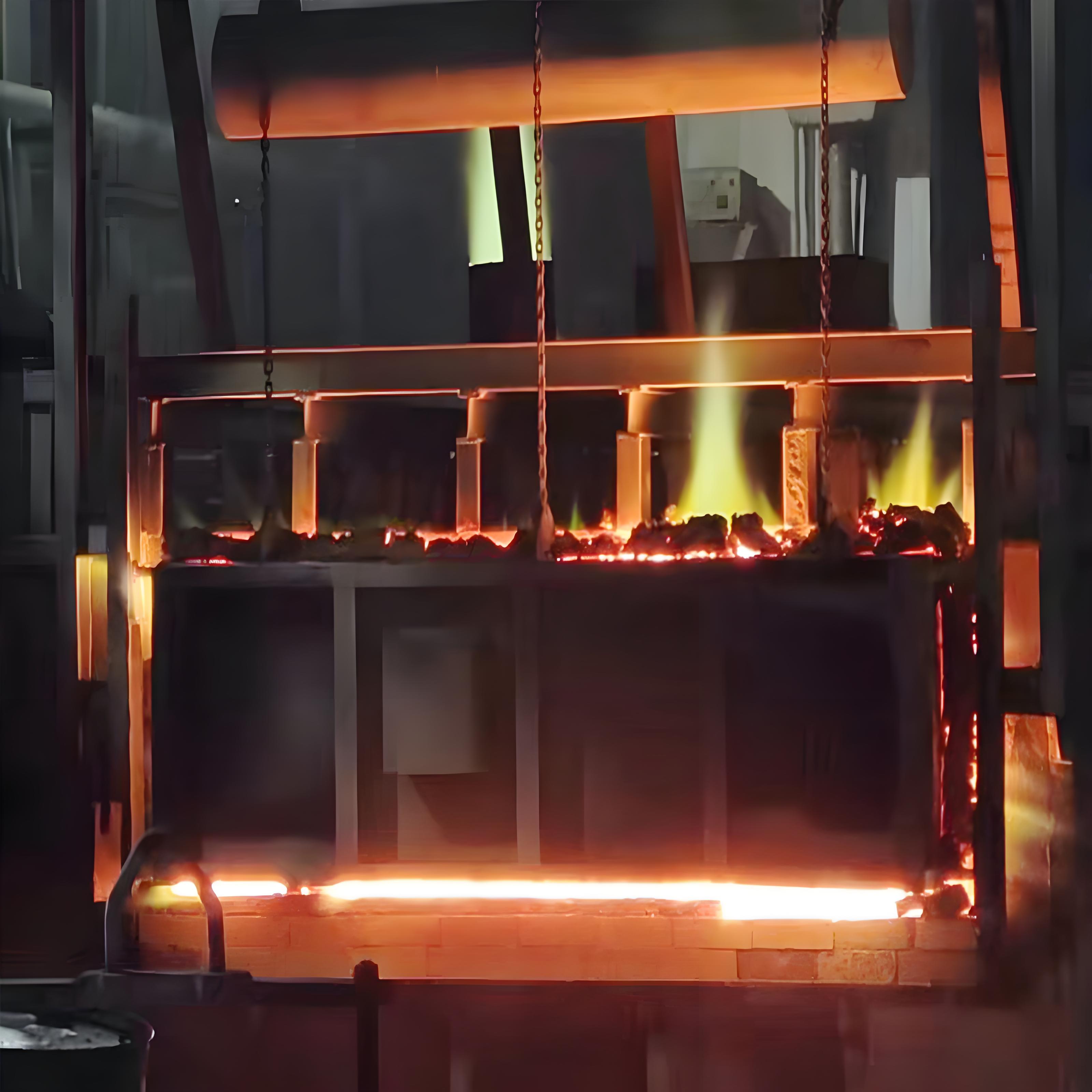 Four de fusion d'aluminium régénératif
