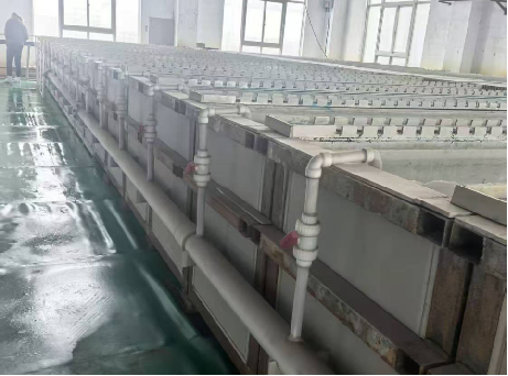 équipement d'électrolyse de l'antimoine