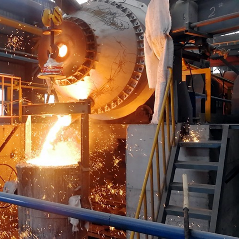 Four de fusion d'antimoine