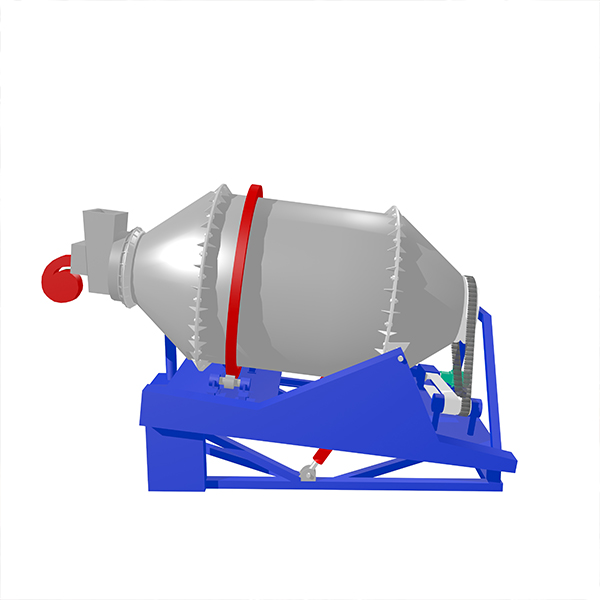 Four rotatif de fusion d'antimoine