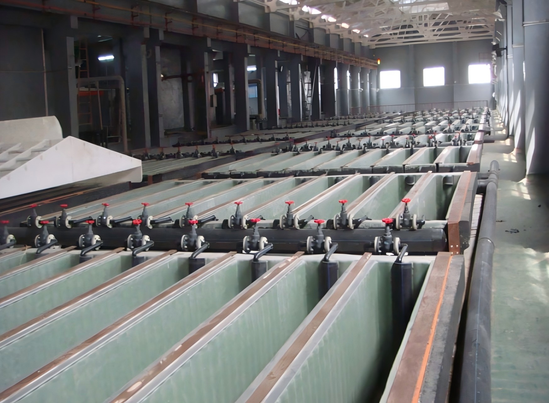 cellule électrolytique au cuivre