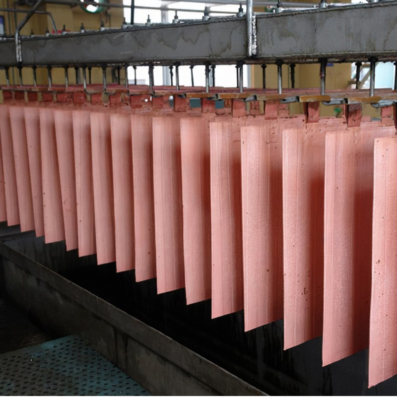 équipement de raffinage électrolytique du cuivre