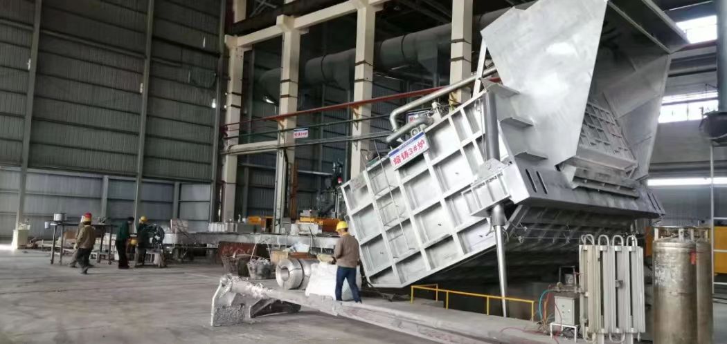 Four de fusion d'aluminium rectangulaire