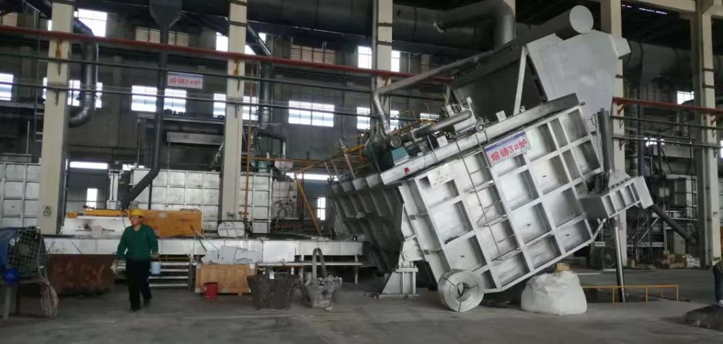 Four de fusion d'aluminium rectangulaire