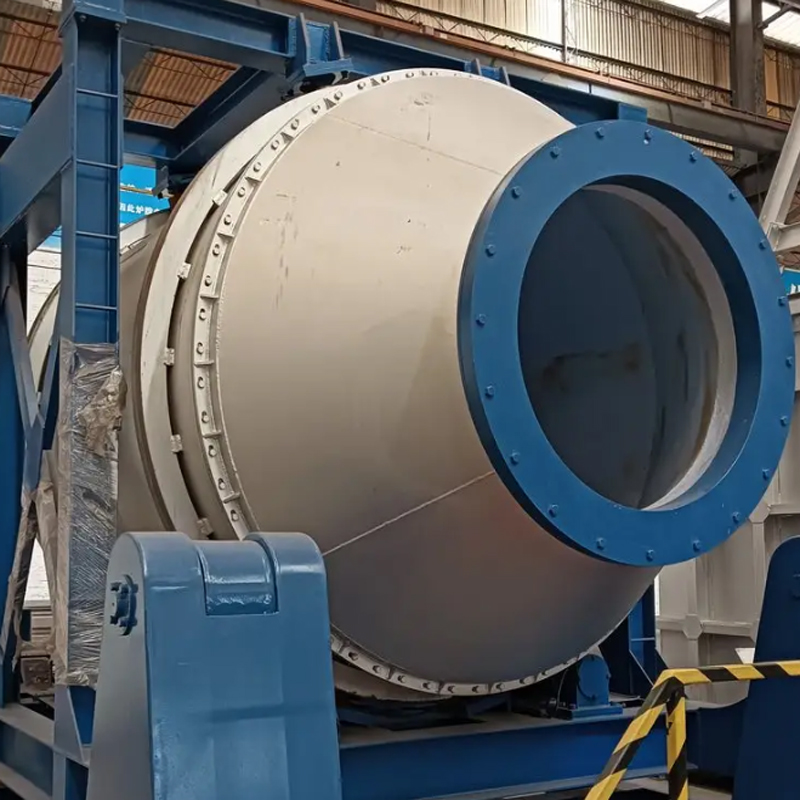 Four rotatif à cendres d'aluminium