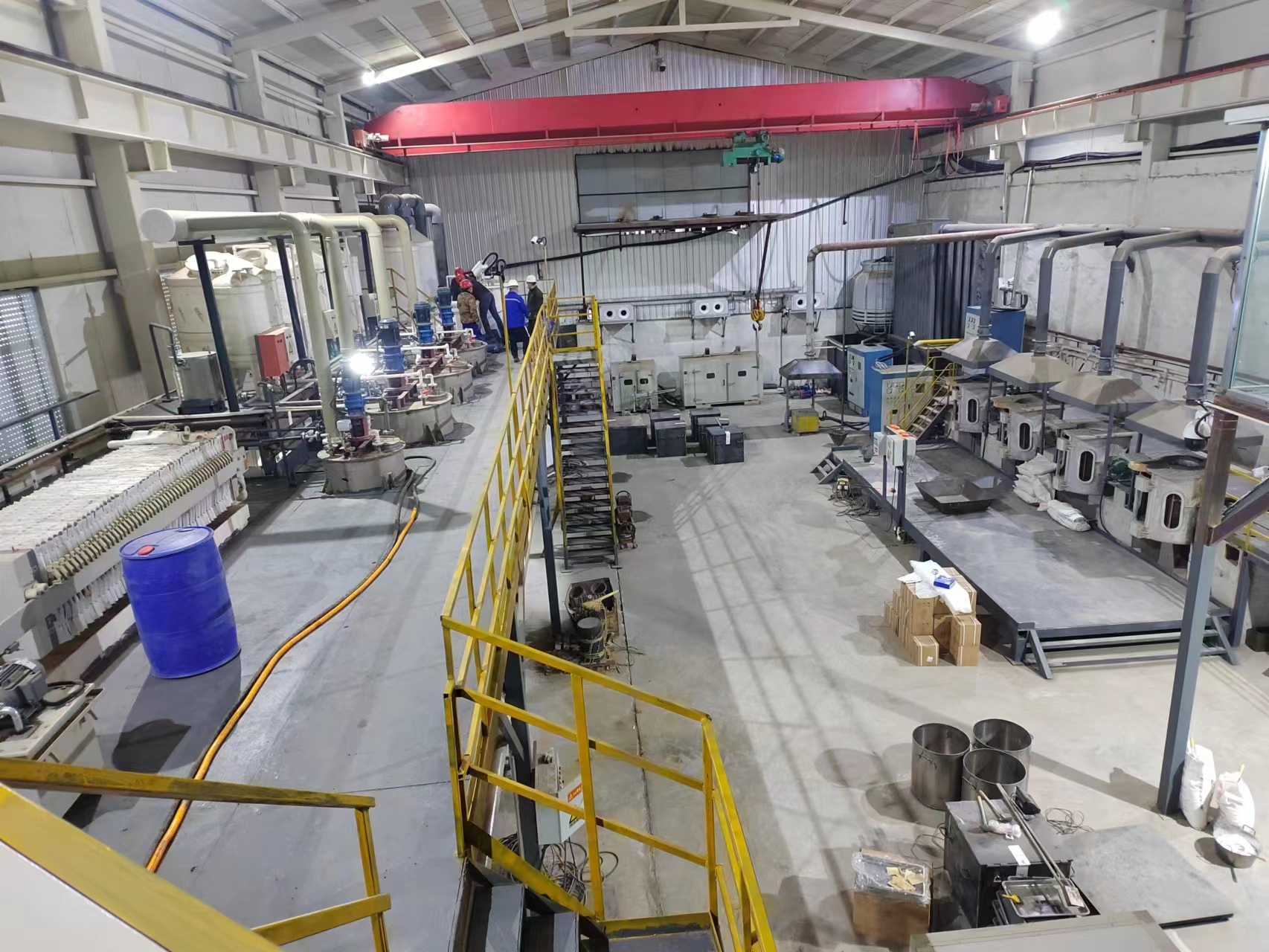 Équipements de raffinage et de purification des métaux précieux