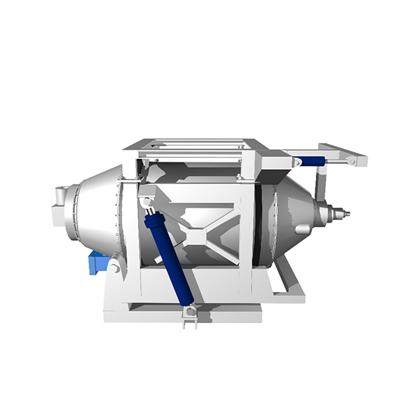 Four rotatif pour la fusion du minerai d'antimoine